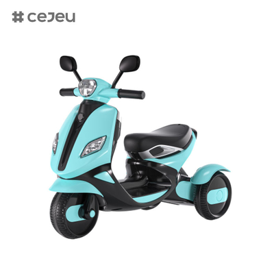 CJ-M1 Fabrikant nieuwe elektrische motorfiets met lichte muziek/ 3 wielen kinderen batterij aangedreven motorfiets voor 3-8 jaar baby