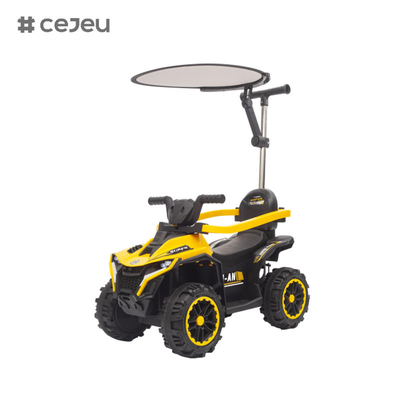 FRY-868-1 Push Handle Kids Ride On Car Met Canopy, Veiligheidsbewaker, Vroegonderwijs, Kinderen ATV, Elektrische Kinderen Ride On Car