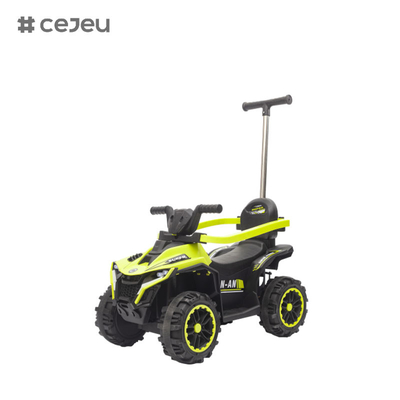 FRY-868-1 Push Handle Kids Ride On Car Met Canopy, Veiligheidsbewaker, Vroegonderwijs, Kinderen ATV, Elektrische Kinderen Ride On Car