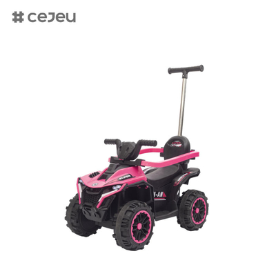 FRY-868-1 Push Handle Kids Ride On Car Met Canopy, Veiligheidsbewaker, Vroegonderwijs, Kinderen ATV, Elektrische Kinderen Ride On Car