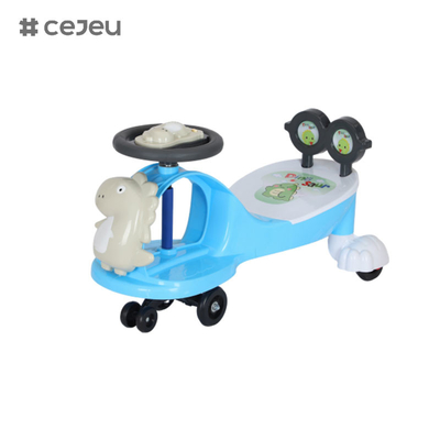 WLF-9666 Veilig Gezond Creatief Ontwerp Manpower Plastic Bike Rack Baby Toys Kinderen Swing Car,met muziek/touw