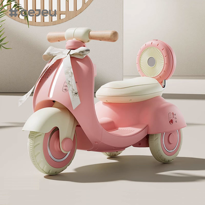 CJ-MX-999 Kinderen elektrische motorfiets driewieler jongen meisje elektrische auto baby speelgoed auto Vroeg onderwijs/Licht