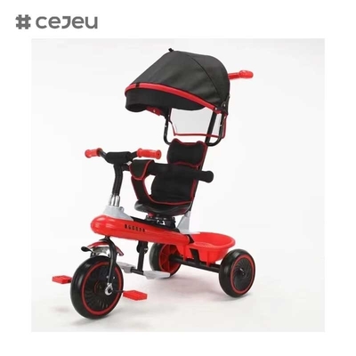 CJ-XSS-NW820 Fancy Kids driewieler met pedaal reserveonderdelen voor Youngster's Fun Ride met paraplu 4 in 1 driewieler kinderen