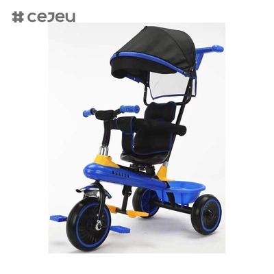 CJ-XSS-NW820 Fancy Kids driewieler met pedaal reserveonderdelen voor Youngster's Fun Ride met paraplu 4 in 1 driewieler kinderen