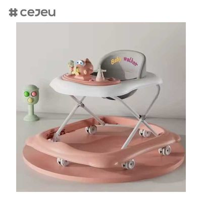CJ-BDW-101 Opvouwbare babywalker met mute wielen kunststof muziek cartoon babywalker met muziek/swivel wielen babywalker voor China