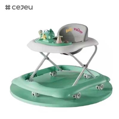 CJ-BDW-101 Opvouwbare babywalker met mute wielen kunststof muziek cartoon babywalker met muziek/swivel wielen babywalker voor China