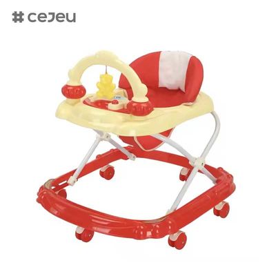CJ-BLK-613 Warmverkopend speelgoed Baby Walker met 3 verstelbare hoogte niveaus en hoge rugleuning voor comfort en ondersteuning