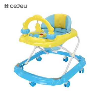 CJ-BLK-613 Warmverkopend speelgoed Baby Walker met 3 verstelbare hoogte niveaus en hoge rugleuning voor comfort en ondersteuning