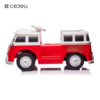 CJ-XB-1128 2025 Nieuwe rijbewijs ID.Buzz Mini Bus Elektrische auto Baby Ride on Car Licensed Volkswagen VW Bus Elektrische rit op bussen Speelgoed auto voor 2-4 jaar