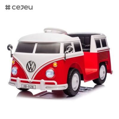 CJ-XB-1128 2025 Nieuwe rijbewijs ID.Buzz Mini Bus Elektrische auto Baby Ride on Car Licensed Volkswagen VW Bus Elektrische rit op bussen Speelgoed auto voor 2-4 jaar