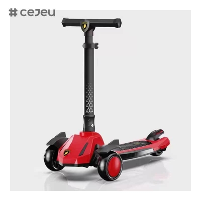 CJ-HLW-101 Kinderscooter, Kinderscooter, 1-3 tot 6 jaar oude jongens en meisjes, 3-in-1 yo yo, Opvouwbare scooter