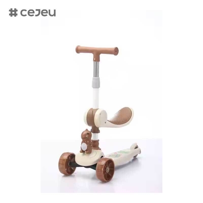CJ-YCJ-LKB-801 4-in-1 Kinderdricycle Pedalvoertuigen voor 1-4 Push Slide Ride on Toy Balance Bike Baby Walker Stroller
