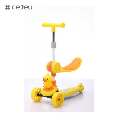 CJ-YCJ-LKB-801 4-in-1 Kinderdricycle Pedalvoertuigen voor 1-4 Push Slide Ride on Toy Balance Bike Baby Walker Stroller
