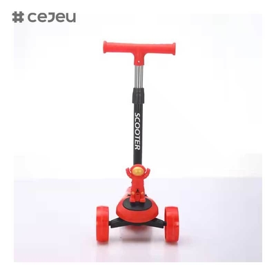 CJ-YLKB-808 2025 Hot Selling Kleine Astronaut Elektrische Scooter voor Kinderen Drie PU Wiel Licht en Muziek Veerkrachtig en Goedkoop Dansproduct