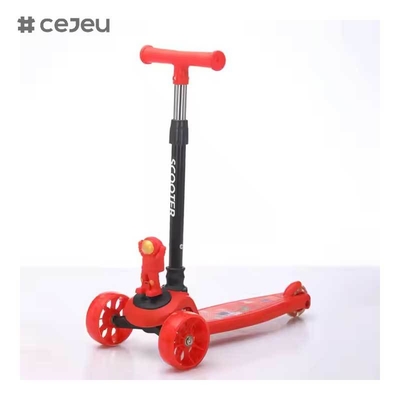 CJ-YLKB-808 2025 Hot Selling Kleine Astronaut Elektrische Scooter voor Kinderen Drie PU Wiel Licht en Muziek Veerkrachtig en Goedkoop Dansproduct
