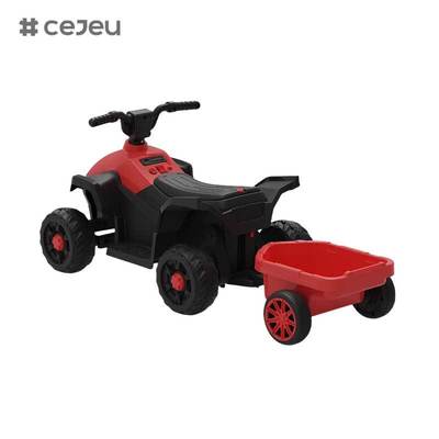 CJ-BEJ-3199 Nieuwe 6-Wiel Elektrische Quad Bike Kinderen Accu-Aangedreven Plastic Ride-on Voertuig Eén Aandrijving Strand Off Road Speelgoedauto