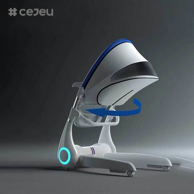 CJ-LL-MY-08 4-in-1 Multifunctionele Elektrische Babyschommelstoel Hoogteverstelling Baby Hoge StoelNieuw Design Luxe Multifunctionele 4-in-1 Opvouwbare Babyvoedingsstoel Hoge Stoel Babyvoeding Rotan Kinderen