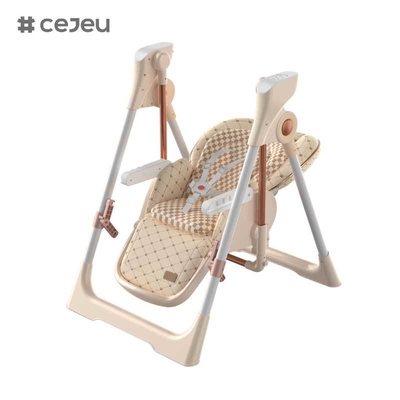 CJ-YY-018 Professionele leverancier's elektrische 2-in-1 hoge schommelstoel multifunctionele booster schommelende eetstoel voor baby's en kinderen