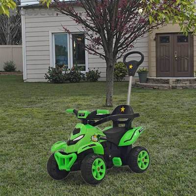 CJ-FLBB-991 Aanpasbaar Elektrisch Voertuig voor Kinderen - Vierwielige Off-road Voertuig met Stuur Elektrisch Voertuig