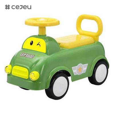 CJ-SL-608 Groothandel Fabriek Elektrische 4-Wiel Roller Scooter Plastic Speelgoedauto's voor Kinderen om te Besturen Baby Schommelauto Rit op Speelgoed