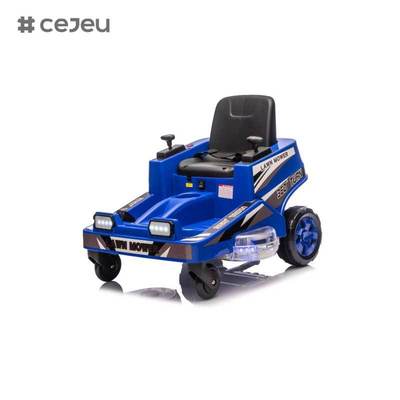 CJ-CH-9970 LED Licht 12V Elektrische Kinderbotsauto 360 Graden Draaiende Elektrische Botsauto voor Kinderen van 2-12 Jaar