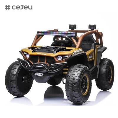 CJ-SYB-903 Extra grote elektrische dubbele ride-on auto speelgoed voor jongens en meisjes kinder afstandsbediening off-road voertuig