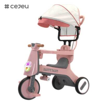 CJ-YT-668 High-End Mode Driewiel Baby Stroller Driewiel met dak en zonnescherm Muziek voor kinderen