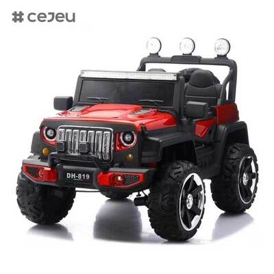 CJ-CHBB-DH-819 Hoge kwaliteit ABS Kinderauto elektrische auto met vierwielaandrijving, terreinauto, leeftijd 5-7 USB-herbestelpercentage 66%