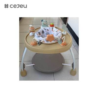 CJ-BST-BC10 speelcentrum & activiteit tafel met muziek en lichten de voetenrest heeft drie hoogte aanpassing, kan ook op de dienblad als tafelplaat