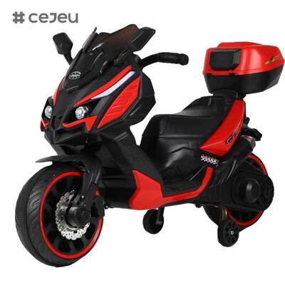 CJ-XL-1988 Unisex 3-wiel elektrische motorfiets accu aangedreven kleine plastic wielen Rijden op speelgoed Kinderen 3-8 jaar nieuwste model populair