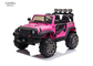 EN62115 jonge geitjesrit op Toy Car Pink Power Wheels-Jeep 2 Seater met Muziekspeler