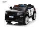 De elektrische auto van kinderen, vierwielige SUV-politiewagen